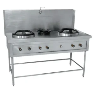 Three Burner Chinese Range(Gas)